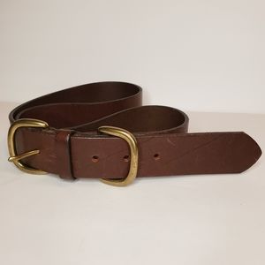 Genuine Brown Leather Belt 40" Long